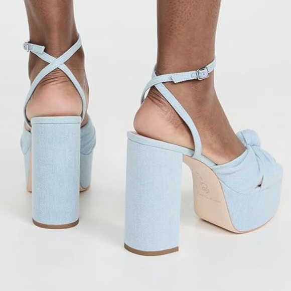 NWT Loeffler Randall Women's Roz Knot Platform Sandals - Picture 3 of 3